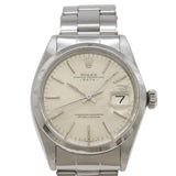 ROLEX Rolex Oyster Perpetual Date Silver Dial SS Men's AT Automatic Watch No. 19 1500