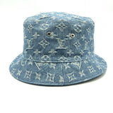 LOUIS VUITTON Bucket Hat Monogram Essential S00 Blue M78773 Louis Vuitton