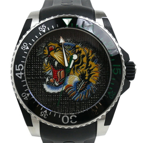 GUCCI Dive Tiger Watch Battery Operated YA136318/136.3 Men's