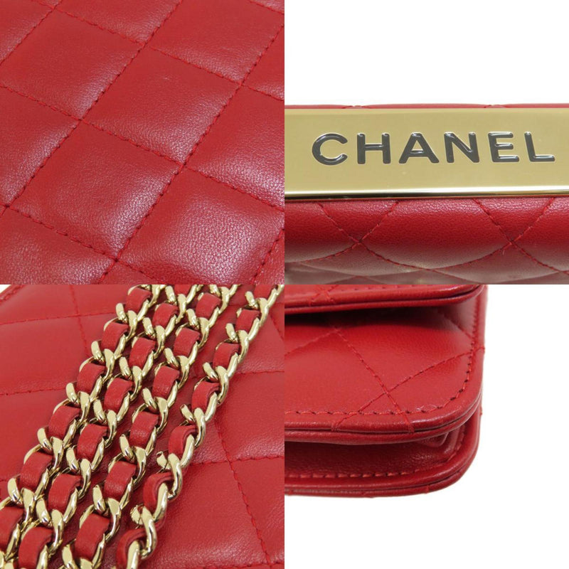 Chanel Chain Wallet Matelasse Long Lambskin Women's CHANEL