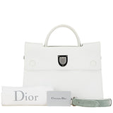 Christian Dior Dior DiorEver Handbag Shoulder Bag White Leather Women's