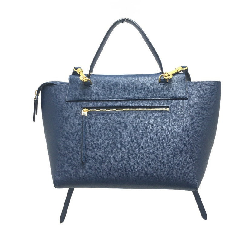 CELINE 176103ZVA.07DS flap Bag Semi Shoulder Bag Hand Bag Deep sea blue Navy