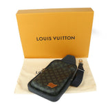 LOUIS VUITTON Louis Vuitton Fall Avenue Sling Bag Body M46344 Monogram Canvas Leather Dark Green Shoulder