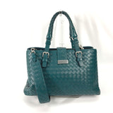 BOTTEGA VENETA Intrecciato Tote Bag 2WAY Bag Shoulder Bag Bag Hand Bag Green