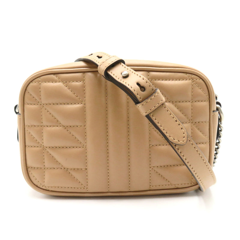 GUCCI GG Marmont Shoulder Bag Beige leather 634936