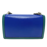 Gucci 400249 Bicolor Chain shoulder Shoulder Bag blue Green