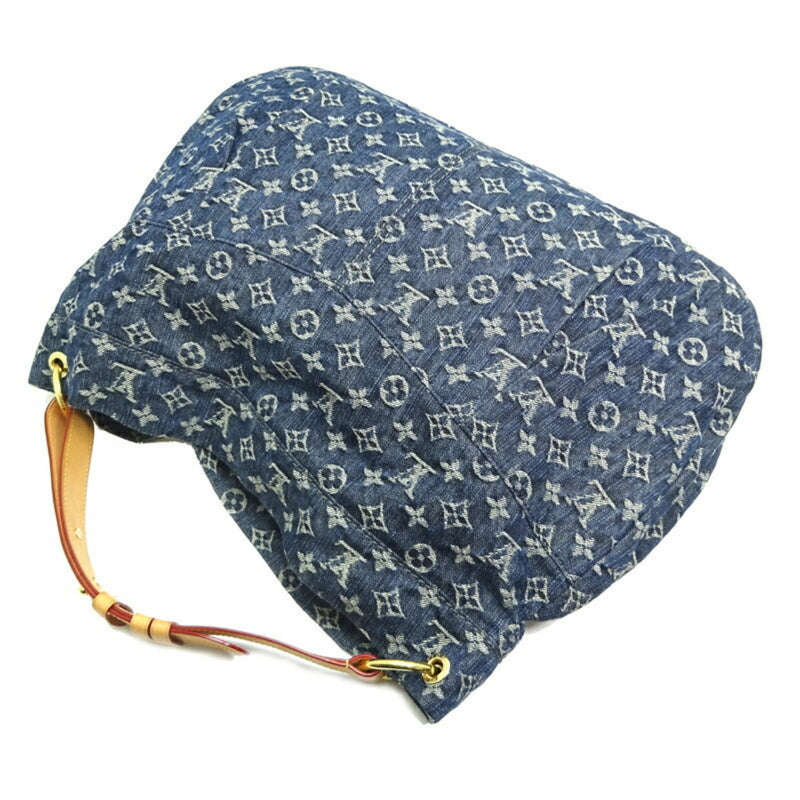 Louis Vuitton Daily GM Women's Shoulder Bag M40492 Monogram Denim Blue