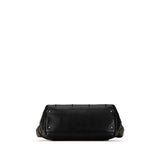 CHANEL Chocolate Bar Tote Bag Shoulder Black Caviar Skin Women's