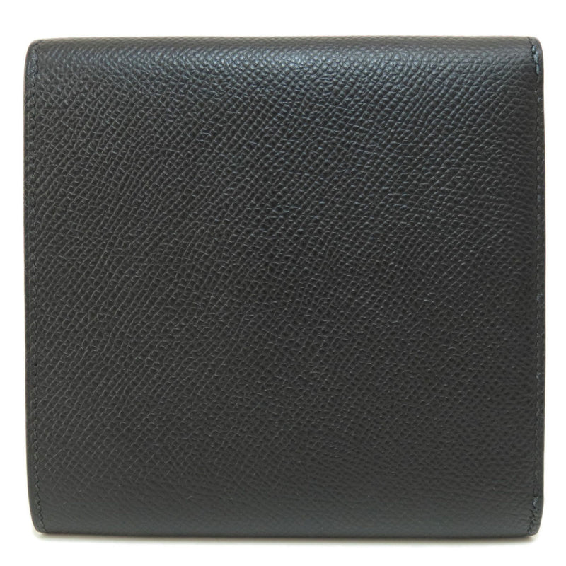 Hermes Click 12 Black Bi-fold Wallet Epson Women's HERMES