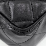 CHANEL Chain Shoulder Tote Bag Matelasse Lambskin Black A5 Snap Button ChainShoulder Women's