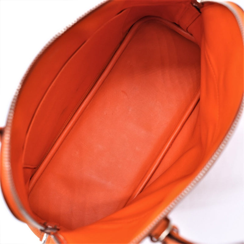 HERMES Bolide 31 Handbag Shoulder Bag Taurillon Clemence Leather Orange