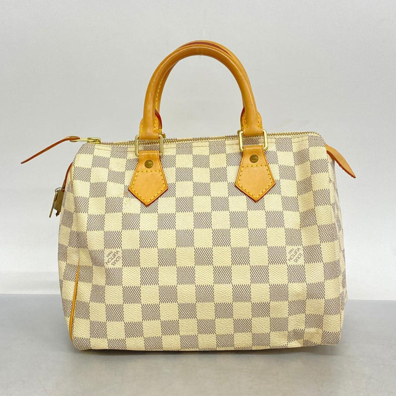 Louis Vuitton Handbag Damier Azur Speedy 25 N41534 White Ladies