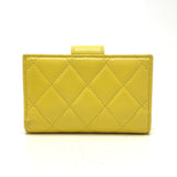 Chanel AP1991 CC Mark Card Case coin purse yellow