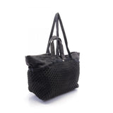 BALENCIAGA 24 7 MEDIUM Tote Bag Denim Nylon Women's Black 7918092A71069