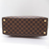 Louis Vuitton Brompton Shoulder Bag, Coated Canvas, Damier, Women's, Brown, N41582