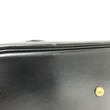 Hermes 2WAY Bag Shoulder Bag Hand Bag Black GoldHardware