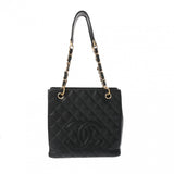 CHANEL Chanel Matelasse PST Tote Black A50994 Women's Caviar Skin Bag