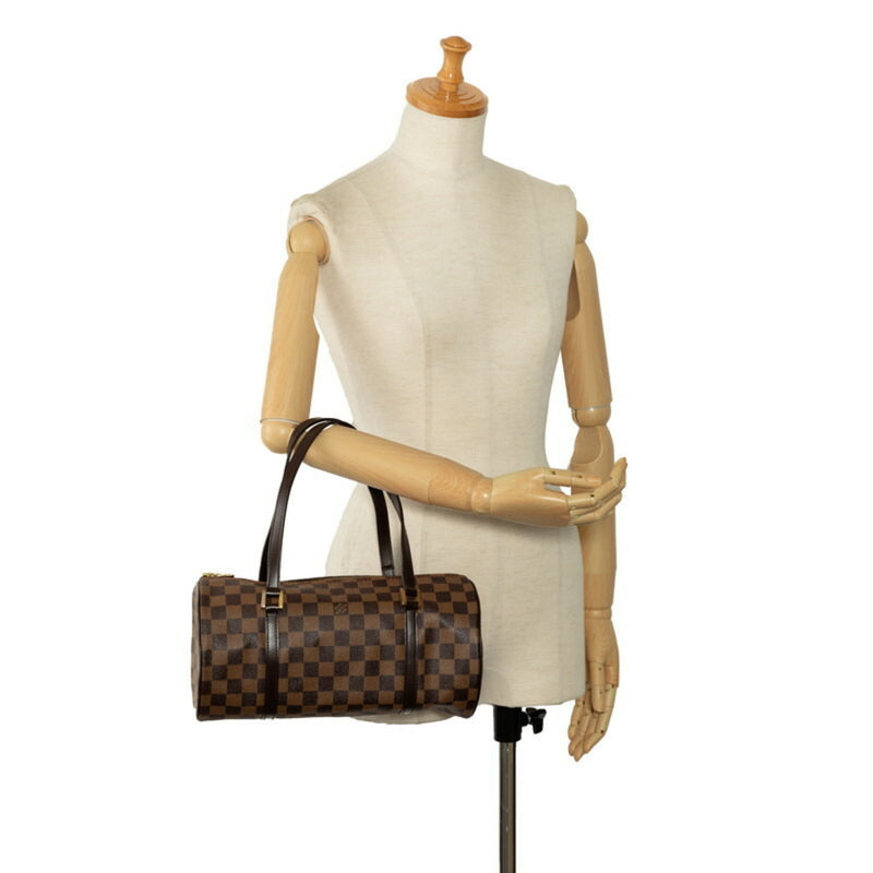 Louis Vuitton Damier Papillon PM 26 Handbag N51304 Brown PVC Leather Women's LOUIS VUITTON