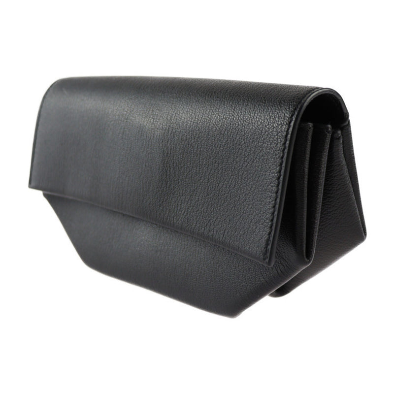 HERMES OPLI Clutch Bag 071966CK Chevre Black