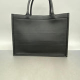 Christian Dior Tote Bag Book Leather Black Women's