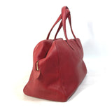 Hermes Shoulder Bag travel bag Duffle Bag Rouge Viff Red