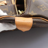 Louis Vuitton Keepall 60 Monogram Boston Bag, Coated Canvas, Leather, Monogram, Men's, Women's, Brown, M41422