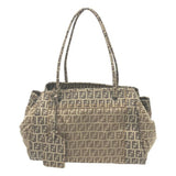 Fendi 8BN174 Zucchino Bag Hand Bag Beige