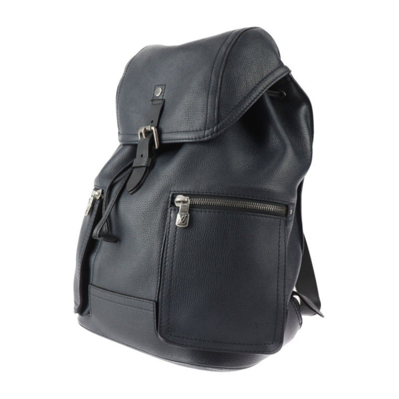 LOUIS VUITTON Louis Vuitton Canyon Backpack Rucksack/Daypack M54960 Utah Leather Blue Marine