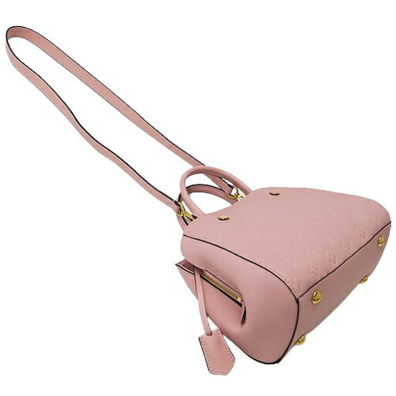 Louis Vuitton LOUIS VUITTON Bag Monogram Empreinte Women's Handbag Shoulder 2way Montaigne BB M44123 Pink Compact