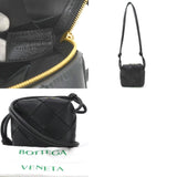 BOTTEGA VENETA Shoulder Bag Cassette Leather Black Gold Women's e59374k