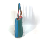 Hermes double sense 35 Shoulder Bag Shoulder Bag Tote Bag Rose azale/Gold Blue Zanzibar /Malachite