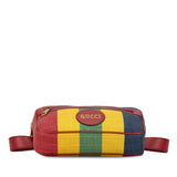 Gucci Baiadera Body Bag Waist 625895 Red Multicolor Canvas Leather Women's GUCCI