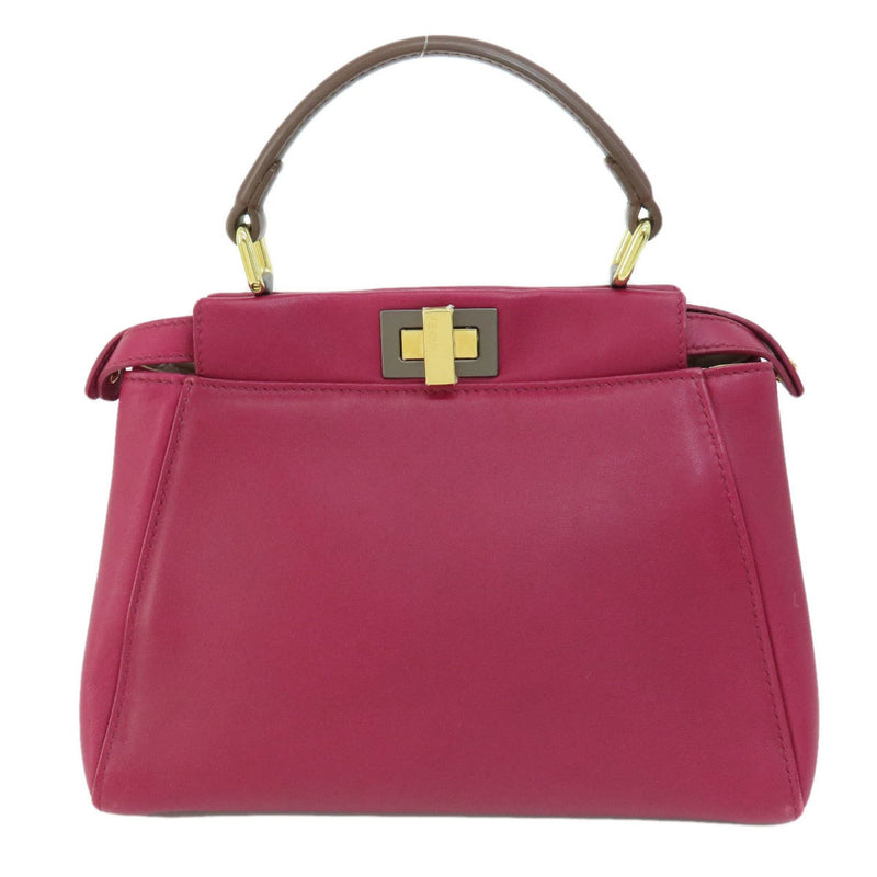 Fendi Peekaboo handbag in calf leather for women