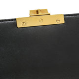 Celine Classic Triomphe Shoulder Bag in Calfskin Black 187363