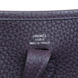 Hermes Evelyn TPM Purple Shoulder Bag Taurillon Women's