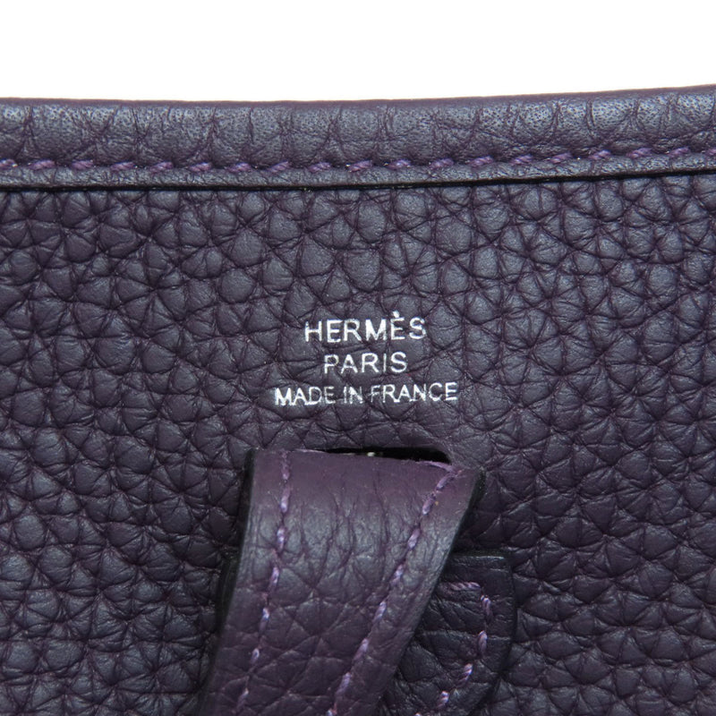 Hermes Evelyn TPM Purple Shoulder Bag Taurillon Women's