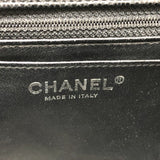 Chanel A28600 Double Chain Crossbody Bag Shoulder Bag Black SVHardware