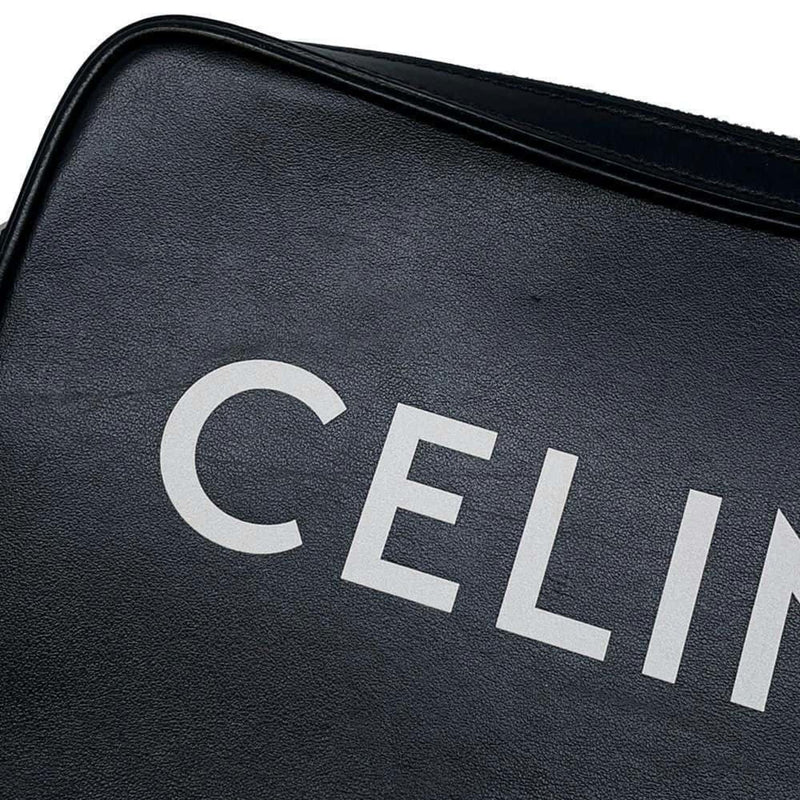 Celine Shoulder Bag Leather 194503 CELINE Black