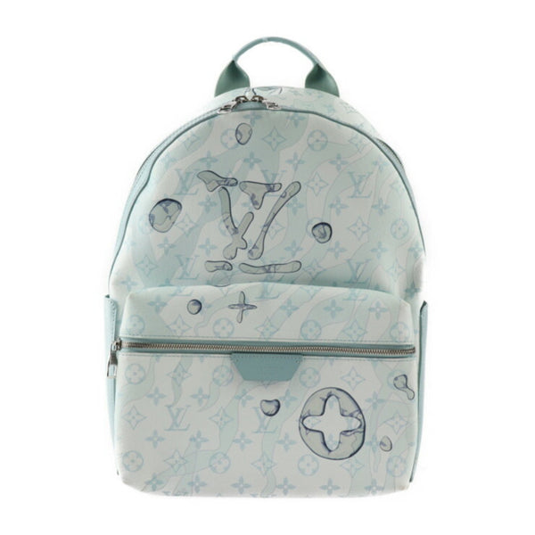 LOUIS VUITTON Discovery Backpack PM Monogram Aqua Garden Rucksack/Daypack M22519 PVC Leather Light Blue Silver Hardware Vuitton