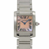 Cartier Tank Francaise SM W51028Q3 Ladies Watch Pink Shell Quartz