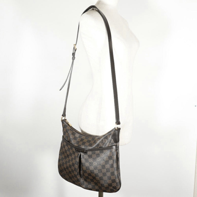 LOUIS VUITTON Louis Vuitton Bloomsbury PM Shoulder Bag N42251 Damier Canvas Brown SP4078 Women's