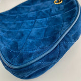 Chanel CC Mark CC bag party bag Hand Bag blue GoldHardware