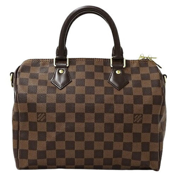 Louis Vuitton Damier Bag Women's Handbag Shoulder 2way Speedy Bandouliere 25 N41368 Brown