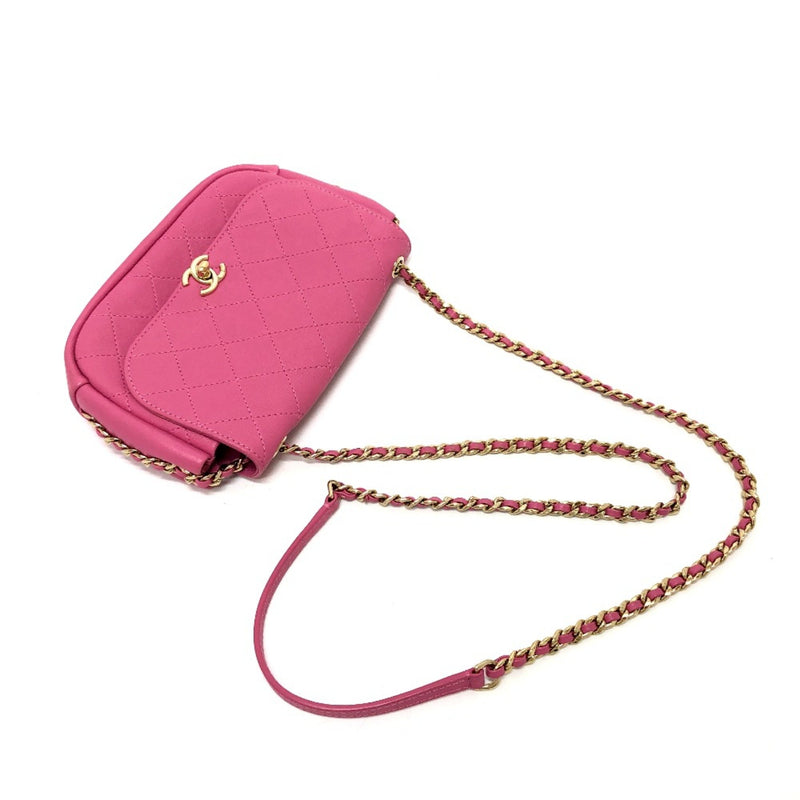 Chanel AS0138 CC Mark Crossbody Bags Chain Bags Shoulder Bag pink GoldHardware