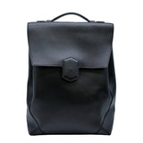 HERMES Backpack Flash Evergrain Leather Black