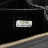 Chanel CC Filigree Chain Shoulder Bag Vanity Black Gold Caviar Skin Women's CHANEL