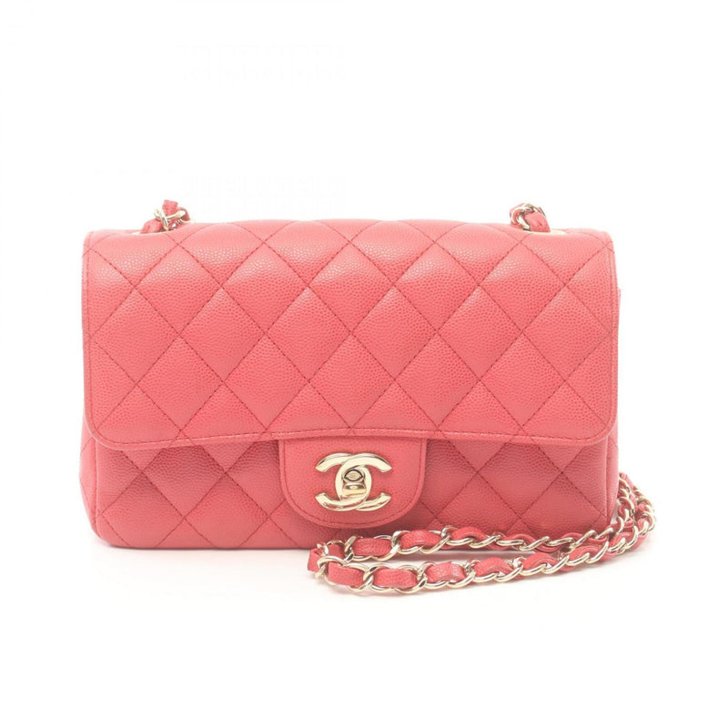 CHANEL Matelasse 20 Shoulder Bag, Caviar Skin, Women's, Pink, A69900