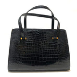 Hermes Bag Kisslock Hand Bag Black