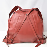 Bottega Veneta Backpack Rucksack Men and Women BOTTEGA VENETA Intrecciato Leather Dark Red 155095