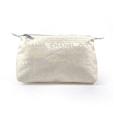 CHANEL Chanel Executive Tote Bag Matte Caviar Skin White Women's